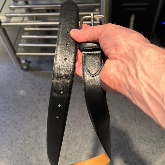 DMHI Mens Size 38-40 Faux Leather Belt - Picture 2 of 3